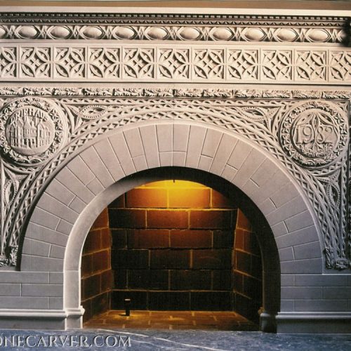 Stock Exchange fireplace - Based on Louis Sullivan's 1894 building, 20-D.