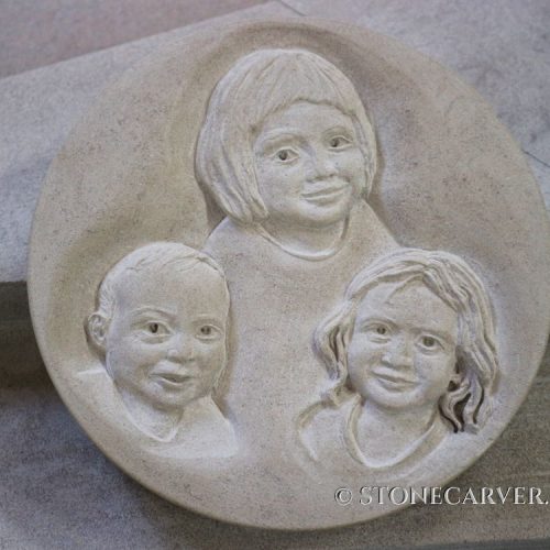 The artist's grandsons - A small mothers day gift for the sculptor's wife.
