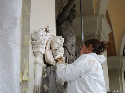 Restoration is a meticulous process. Learn how our professional restorers save these sculptures.